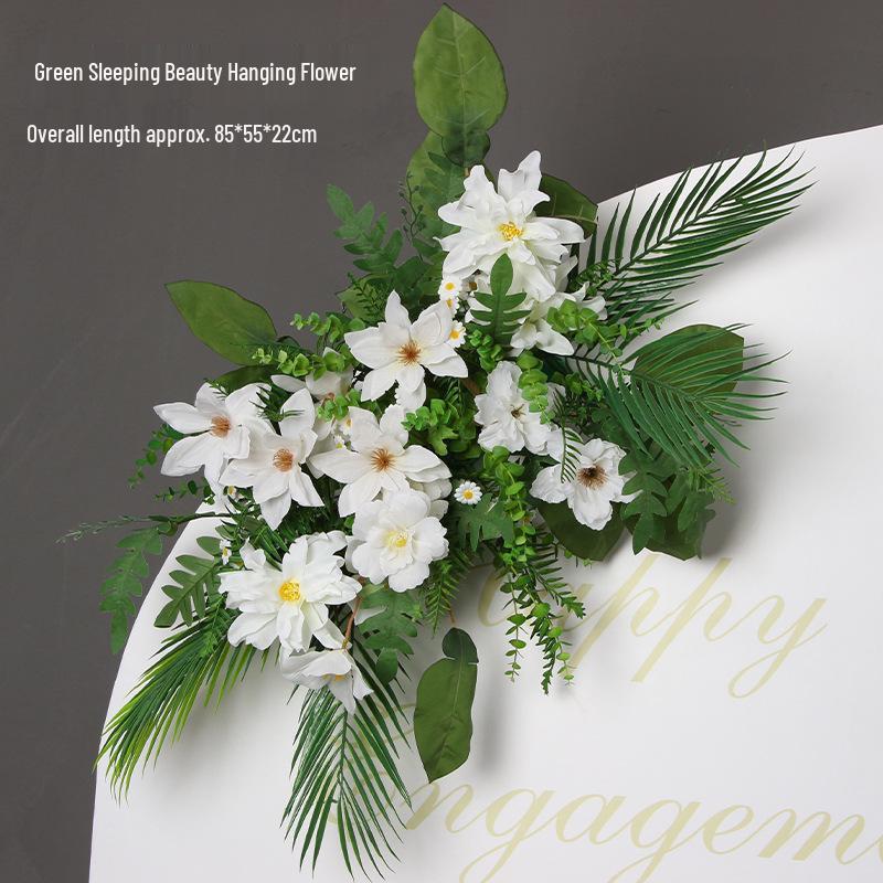 Mori Style Artificial Wedding Floral Aisle Decoration