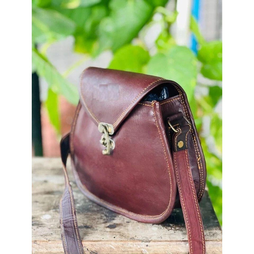 Damen Ziegenleder Seidig Slim Tasche Handtaschen Tasche