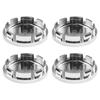 4pcs Cars Blank Wheel Hub Center Cap 56mm Rim Covers Auto No Logo Badge Universal Cars Wheel Rims Center Hubcap Cap Covers