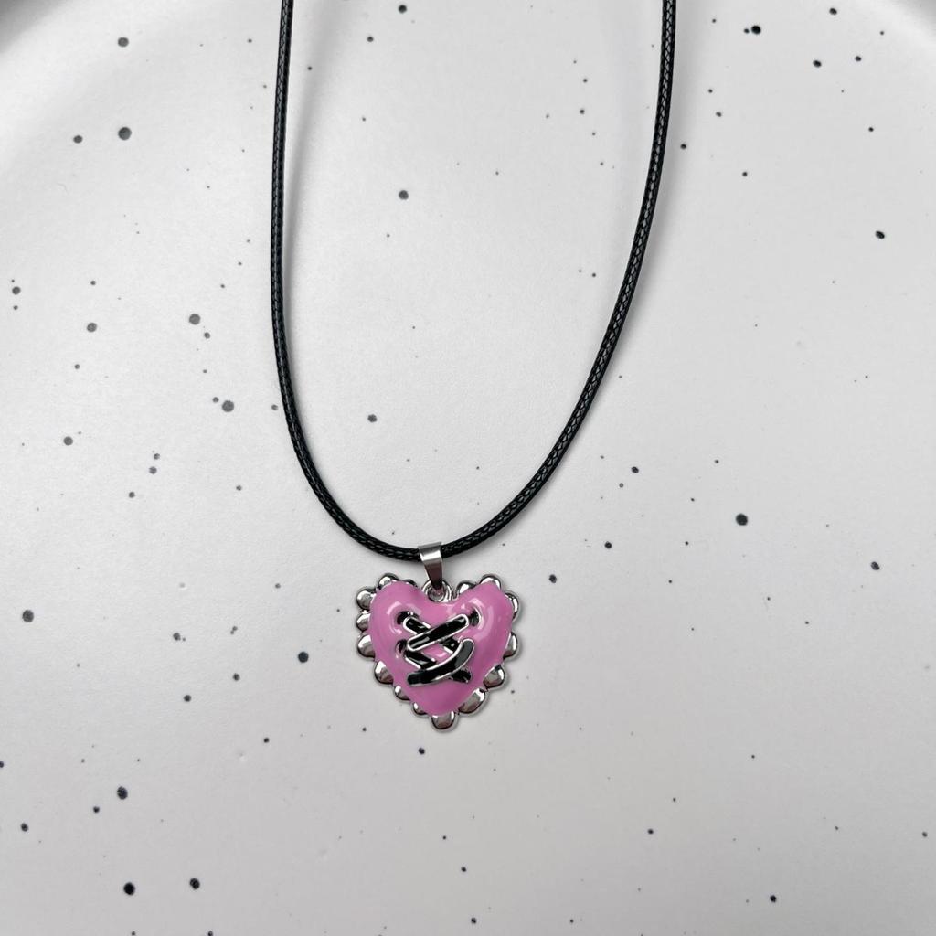 Schleifenanhänger Halskette - Damen Süße Schlüsselbeinkette Choker