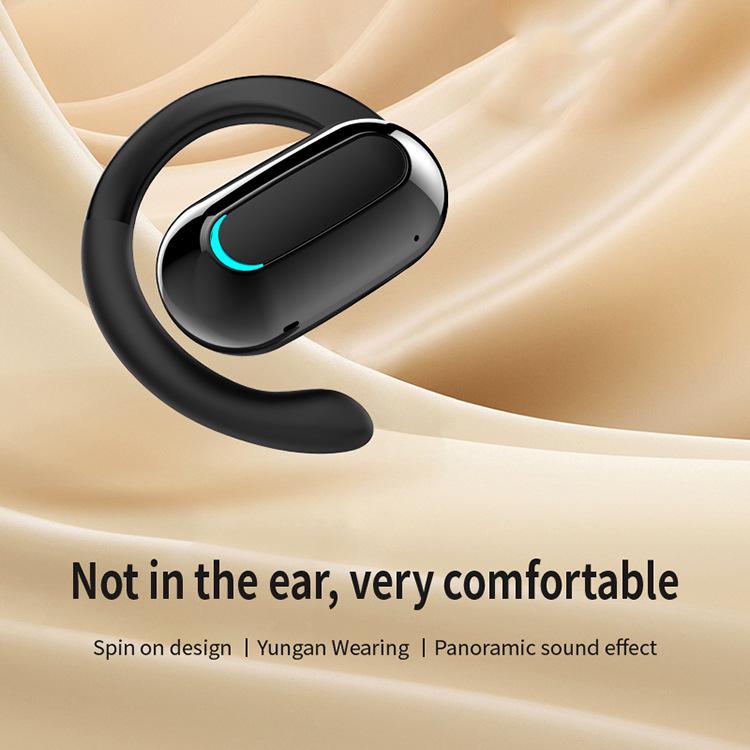 MF9 Single Ear Hook Bluetooth Earphone - Adjustable Sport & Business Design, Not In-ear.