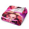 Lolas índigos Spanish Singer Bedding Throws Soft Cozy Graphic Blanket  For Home Decor Plane Travel Flannel Bedspread Bed Cover