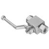 1 Way Hydraulic Ball Valve, 7111 PSI High Pressure Shut-off Ball Valve With NPT Thread For Hydraulic Pipeline System
