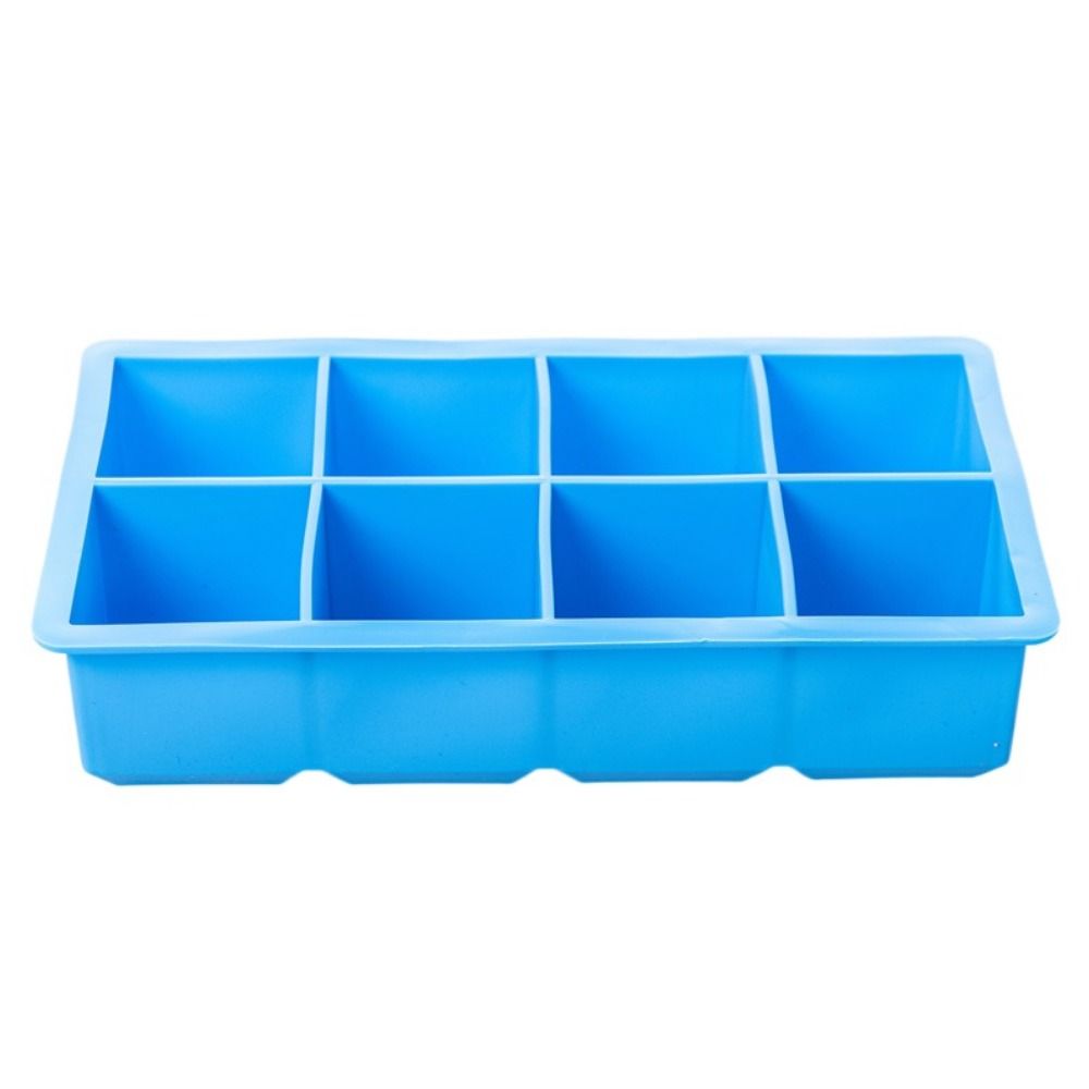 4/6/8/12 Grids Ice Cube Maker Silicone Square Ice Mold Multifunctional Large  Ice Cube Tray  Bar