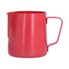 400ml PTFE Pointed Mouth Milk Frothing Jug Stainless Steel Coffee Jug for Home KitchenRed