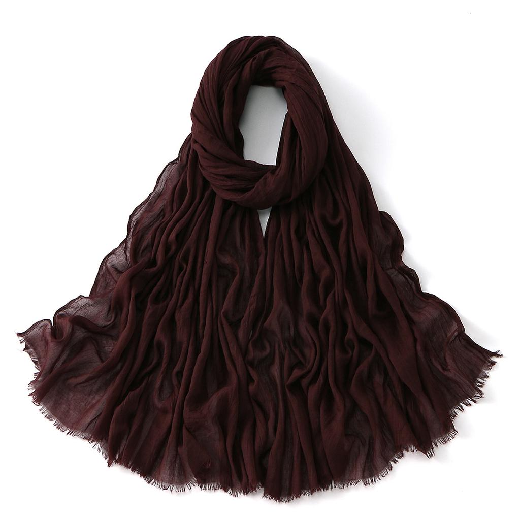 Resistant Fabric Easy To Carry Non-Slip Full Coverage Formal Muslim Hijab For Women Elegant Headscarf Full Coverage Event