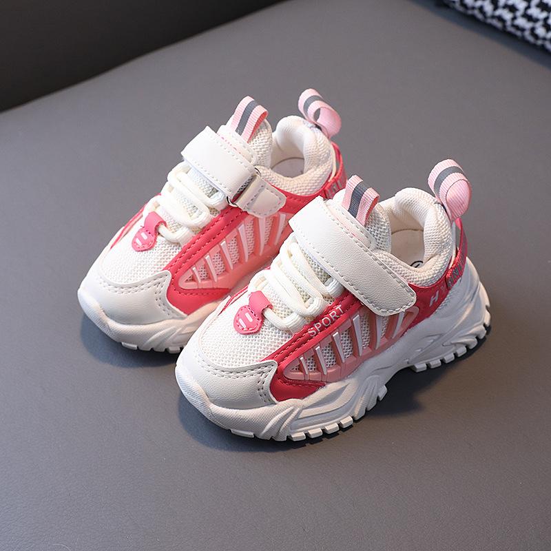 

Детская обувь для папы «TWINFLAMES», детские кроссовки с дышащей сеткой для мальчиков и девочек, обувь для малышей 29 красный