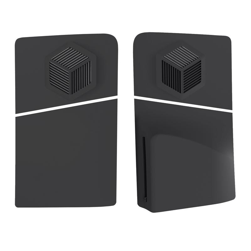 B03B-Face Plates For PS5 Slim Disc Edition Console Cover Faceplate Cooling Vents Side Panel Skin Shell Game Accessories