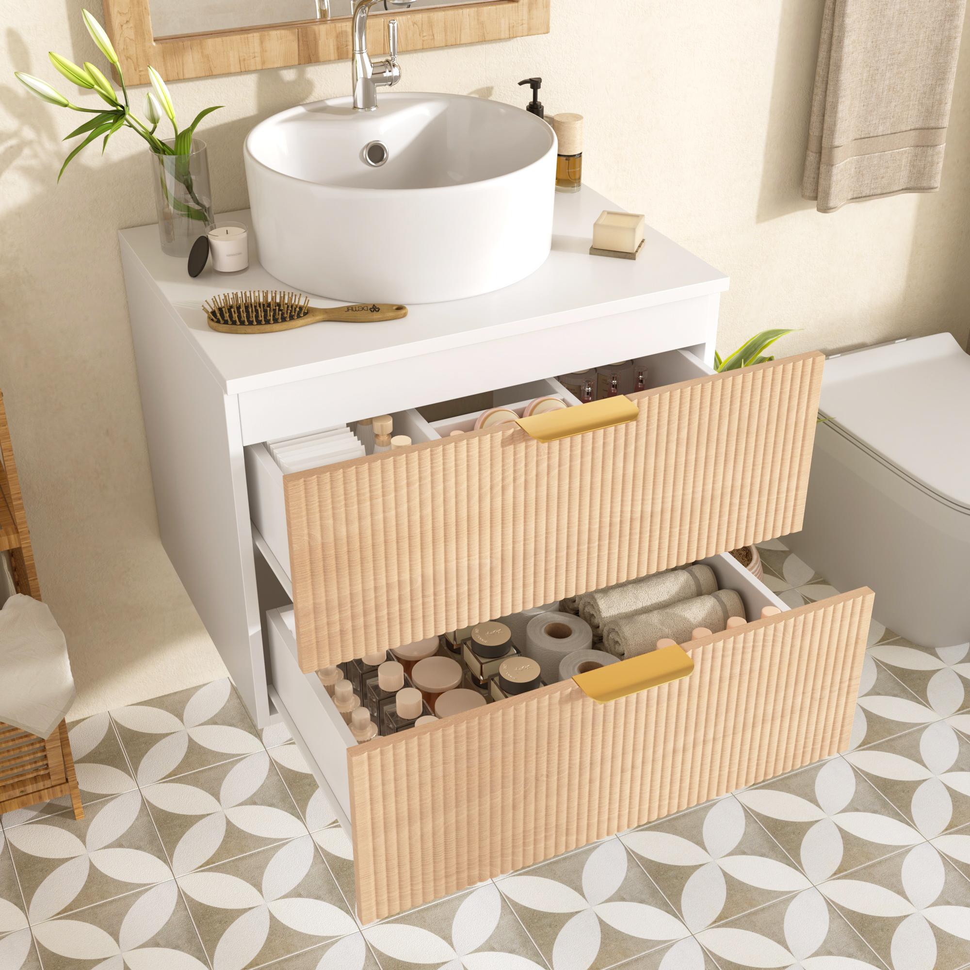 60 cm Wall-Mounted Bathroom Cabinet with