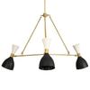 3 Light Modern Diablo Shades Sputnik chandelier light Fixture Handcrafted Artistic Chandelier Pendant