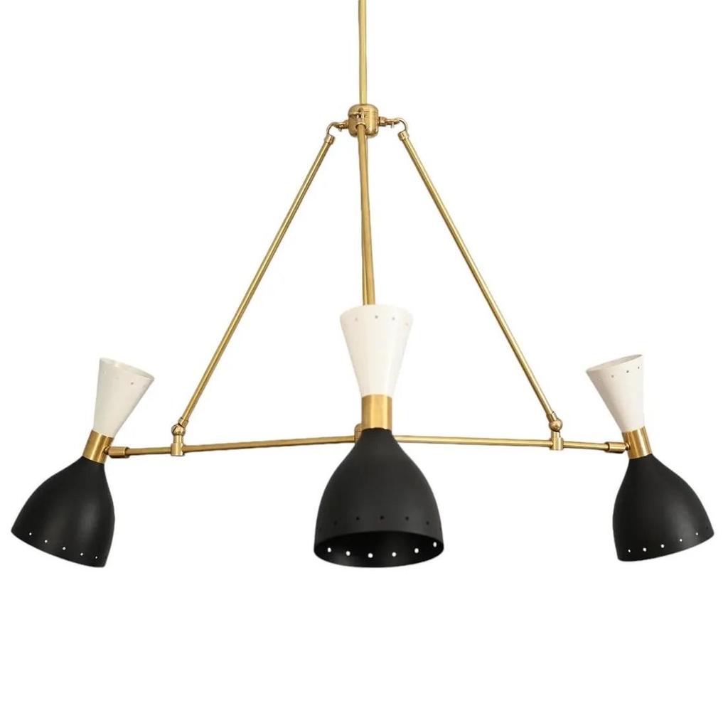 3 Light Modern Diablo Shades Sputnik chandelier light Fixture Handcrafted Artistic Chandelier Pendant