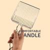 Dung Shovel Pet Cleaning Tool Cat Litter Spoon Stainless Steel Durable Handle