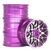 Replacement Aluminum Alloy Metal Wheel Rim Hub Upgraded Repair Parts For 1:10 Tamiya Tt-01 Tt-02 Xv-01 Hsp Hpi Rc Car Wheel