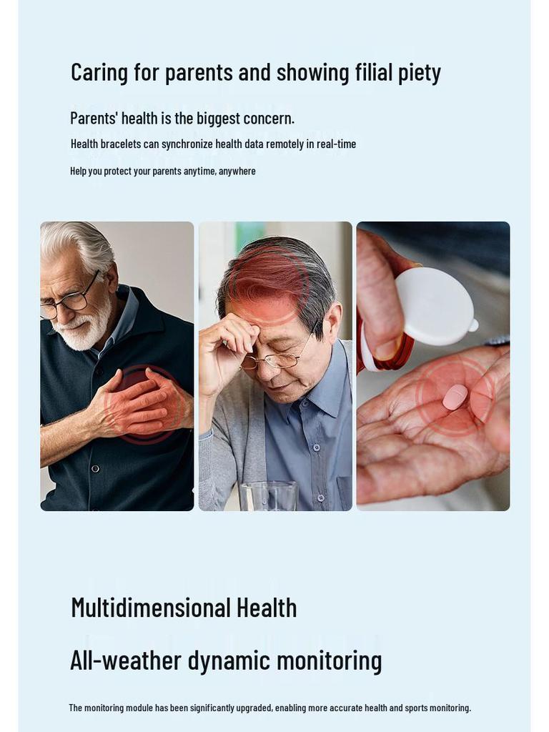 Elderly & Kids 4G SOS Smartwatch with Call, Blood Pressure Monitor, and SIM Card Slot