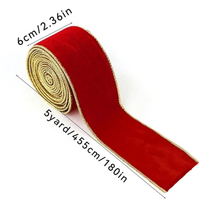 Grand Gold Base Birds Decorated Ribbon Christmas Tree Ribbon Rolls For Christmas Gift Packaging And DIY Seasonal Designs