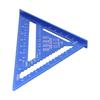 Triangular Angle Ruler Square 12in 45 Degrees  Aluminum Alloy Woodworking Layout Gauge Measure Tool