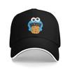 Cookie Monster Sesames Baseball Cap Hip Hop Cartoon Sandwich Hat Unisex Style Breathable Caps Hat Outdoor