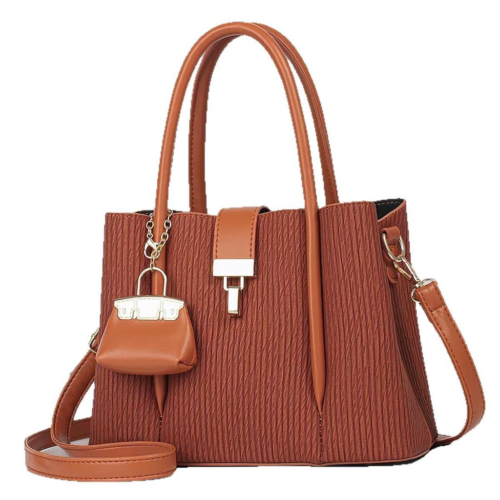 Neue gestreifte modische Handtasche mehrschichtig große Kapazität Umhängetasche hochwertig Tragetasche vielseitig Crossbody-Tasche