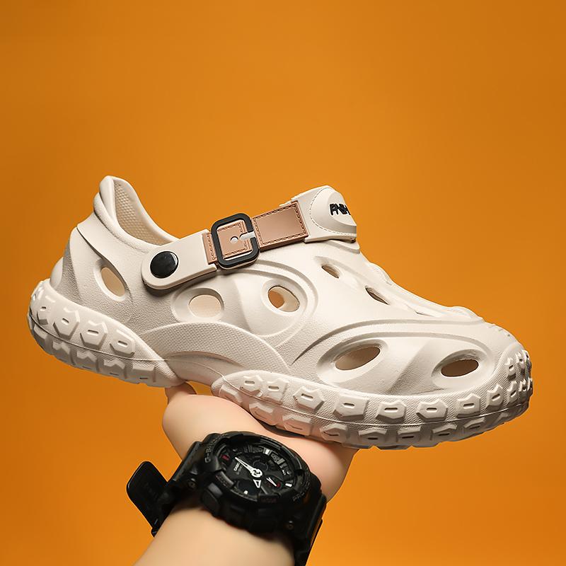 Summer Outdoor Men Beach Sandals Fashion Eva Mens Slippers Anti Slip Man Casual Shoes Comfortable Wear Resistant Garden Shoes