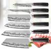 Professional Kitchen Knives Slicing Bread Fruit Fish Chef Cleaver Meat Wood Handle Japanese Knife Set BBQ Butcher Boning Knife
