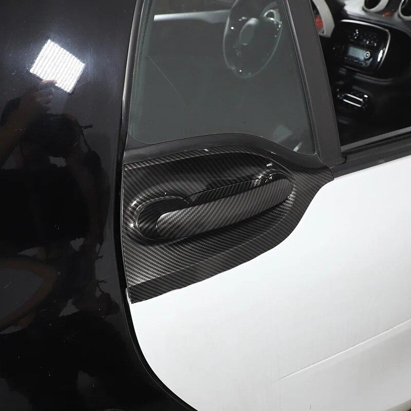 Outside Door Handle Bowl Cover Trim Sticker For Mercedes Benz Smart 451 453 Fortwo Forfour 2009- Car Styling Accessories