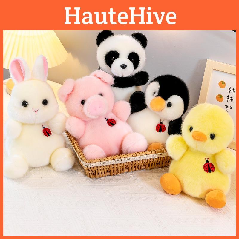 Soft Animal Plush Toy White Rabbit With Pp Cotton For Children Comfort Gift