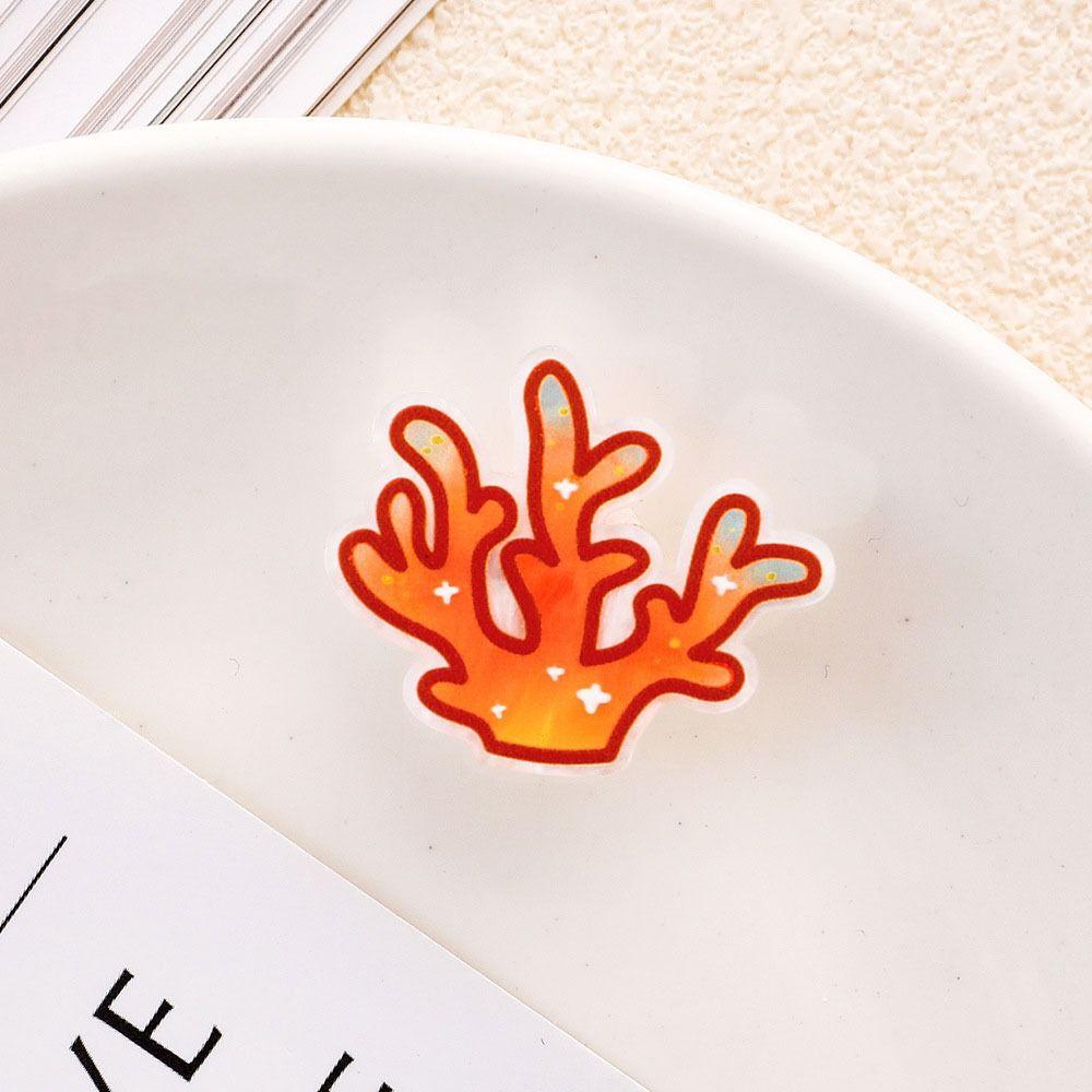 

Coral Jellyfish Hair Clips Conch Animal Duckbill Clip Creative Ocean Fish Hairpin Party Style F