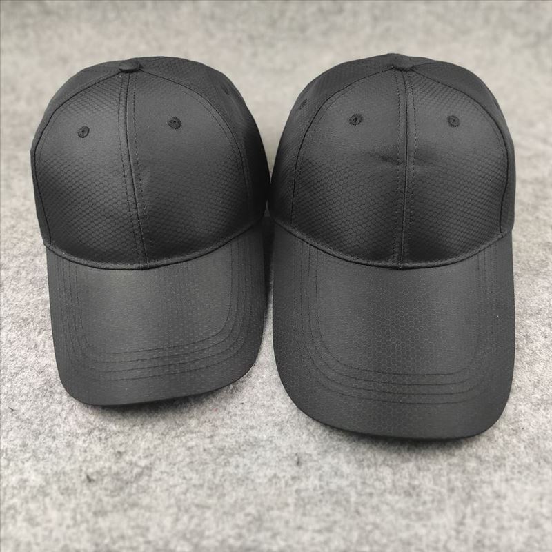 Stiff and Stylish Extended Brim Big Head Circumference Baseball Cap Solid Color Simple Casual Style European and American Deepened Cap