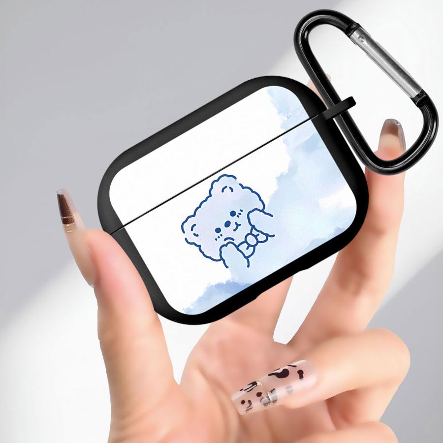 

Blue Bear Case For Airpods Pro3 4 Pro 2 Pro2 1 3 Soft Earphone Cases Cover Airpods Pro