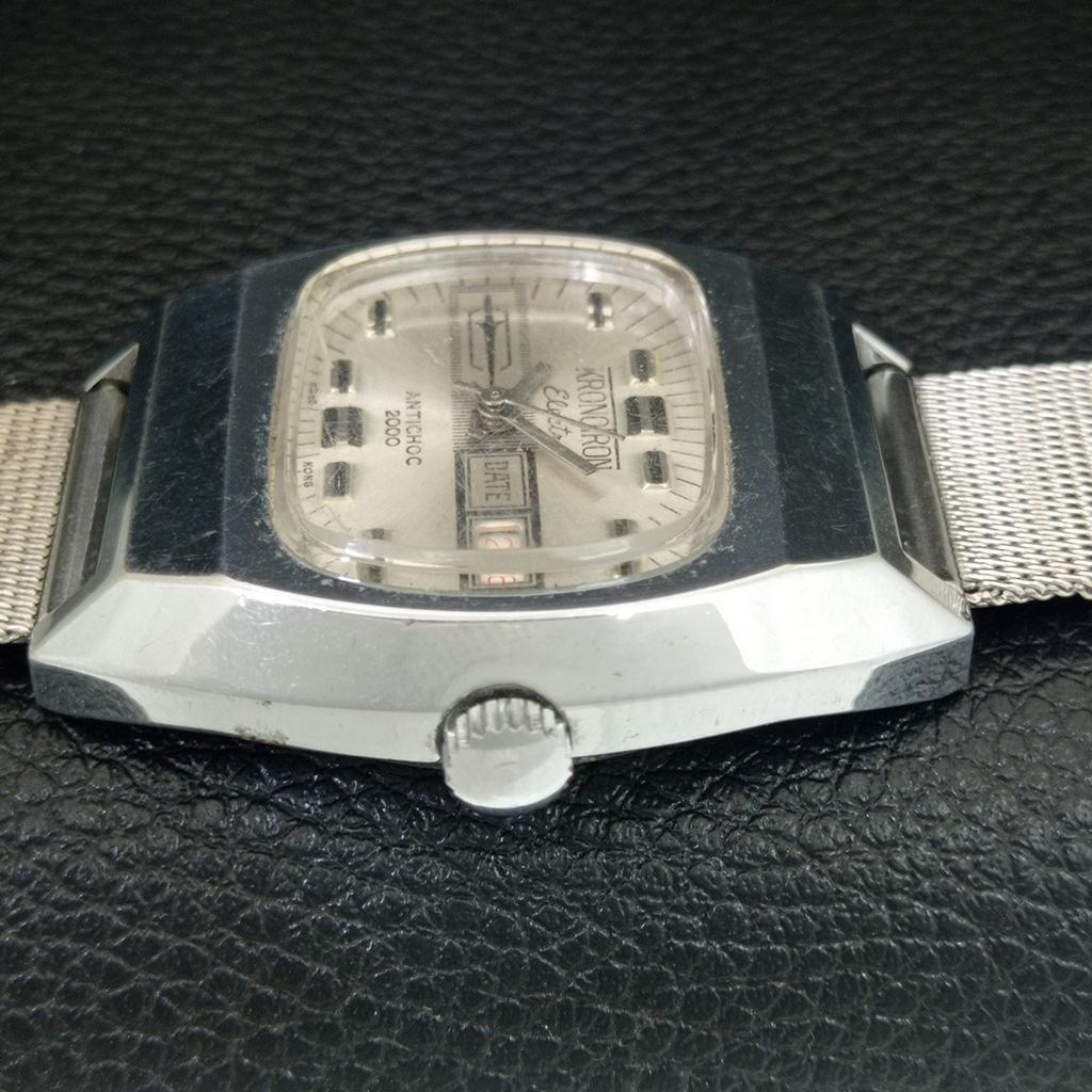 VINTAGE KRONOTRON HAND-WINDING HONG KONG MENS WATCH a704663-1