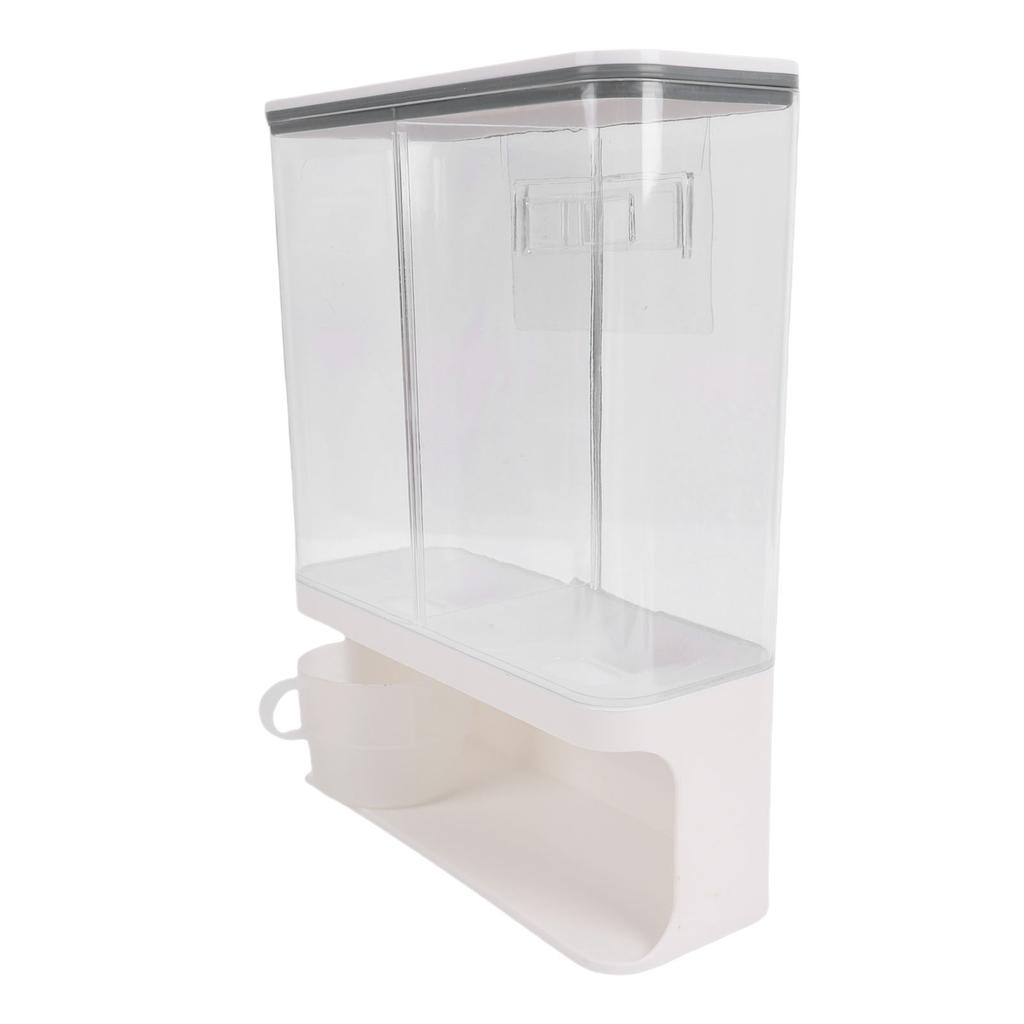 Grain Dispenser Transparent Large Capacity Airtight Cereal Container Dispenser for Beans Rice Dry Food