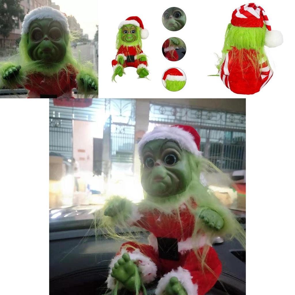 Adorable 20cm Grinch Doll Christmas Stuffed Plush Toy Perfect For Holiday Decor