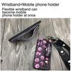Soft case Silicone Phone Case For Tecno Camon17P Dirt-resistant Flower Durable Wrist Strap Wristband Lanyard Ring