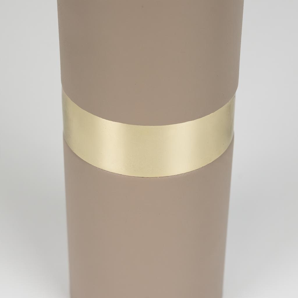 Lampa Wisząca Nowoczesna Kaszmirowa Tuba Złoty Element 1Xgu10 10W Joker Milagro