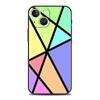 Color Geometry Marble Luxury Phone Case For iPhone 16 13 15 14 12 11 Pro MAX XR X SE XS 7 8 Plus Soft TPU Shockproof Cover