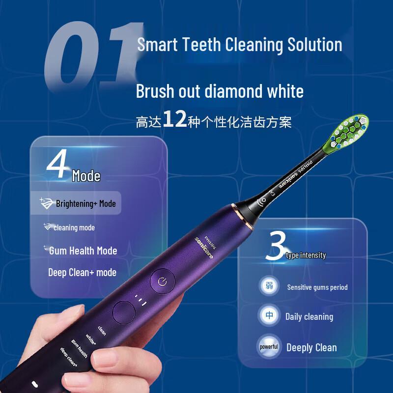 Philips Sonicare DiamondClean 9 Series Electric Toothbrush CN plug (adapter included)