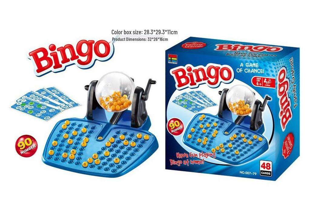 Cross-border Bingo Mini Lottery Machine: Interactive Hand-Crank Number Caller Toy for Kids