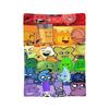 Bfdis Flannel Blanket Cartoon Awesome Throw Blankets For  Sofa Bedding Lounge 200X150Cm Plush Thin Quilt,