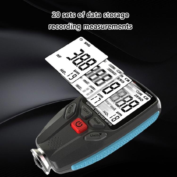 Portable Coating Thickness Gauges High Precisions Coating Thickness Meter LCD Display for Automotive Repair Metalworking