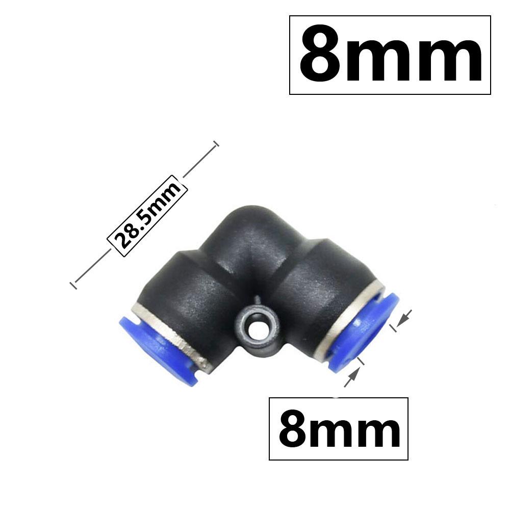 

6mm 8mm Pneumatic Fitting Tee Elbow Straight Plug Valve Air Quick Connector Water Push In Hose Couping PU PY PK PM PZA HVFF