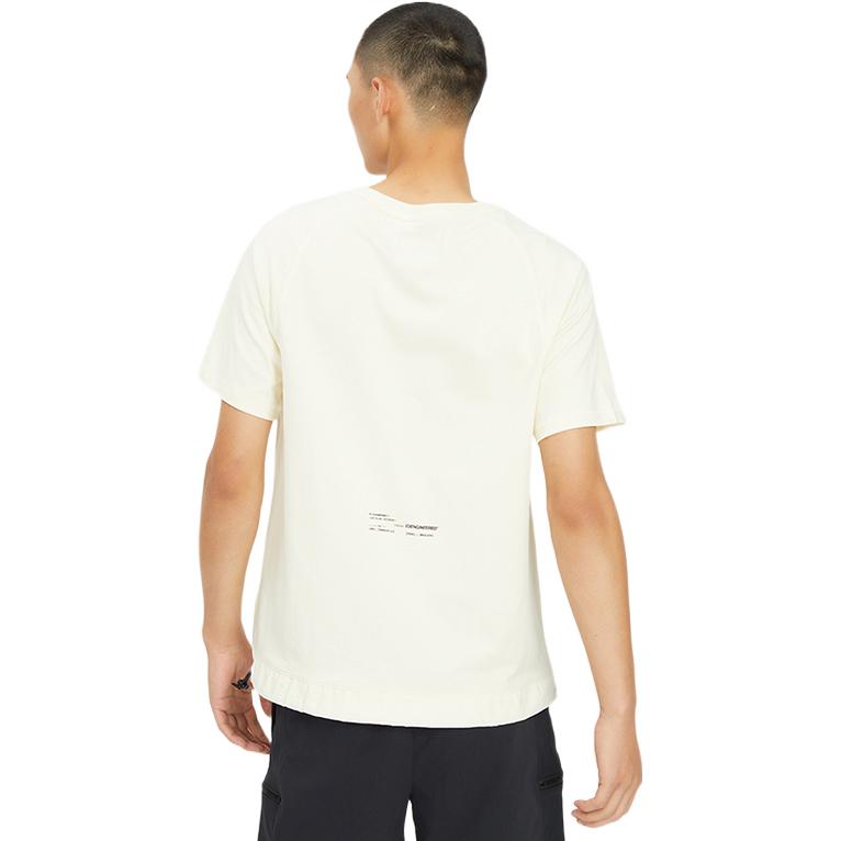 Jordan FW22 Logo Print Cotton Crew Neck T-Shirt Men Tops Off-White DQ8070-113