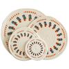 3587 Cotton and Linen Braided Heat Insulation Pad Household Placemat Plate Bowl Sand Pot Tea Cup Pad Anti-scalding Table Mat