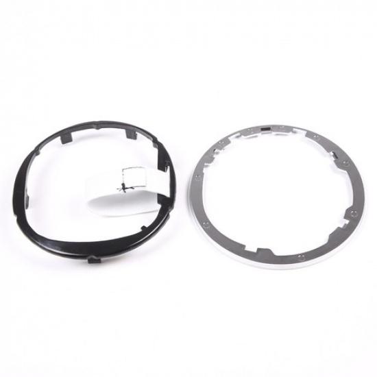 Replacement Chrome Silver Gear cover base Trim For Fiat 500/500C 2007-15