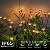 6/8/10 Heads Solar LED Mushroom Garden Lights, IP65 Waterproof Dusk To Dawn Swaying Pathway Yard Outdoor Decor