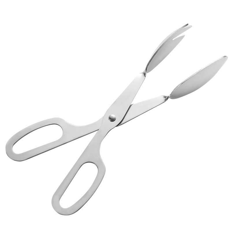 1Pc Stainless Steel Buffet Tongs Silver Salad Holder Food Clip Serving Tong Gnocchi Pasta Bread Kitchen Baking Tools Clip