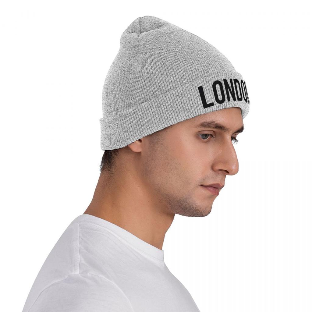 London UK England Warm Knitted Cap Fashion Bonnet Hat Autumn Winter Outdoor Beanies Hats for Unisex Adult