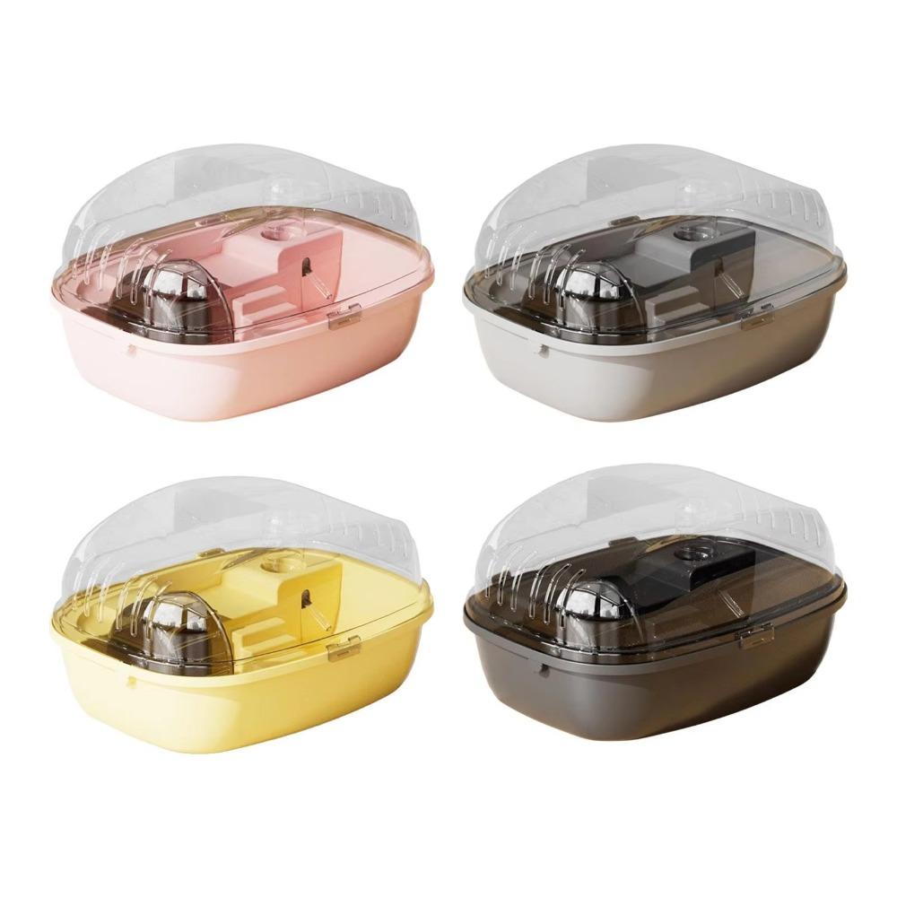 

Sturdy Small Animal Carrying Cage Large Space Pet House Portable Hamster Cage чорний