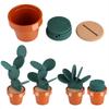 6Pcs Lightweight Heat Insulation Coaster Vivid Plant Shaped Drink Anti-scald Pad  Table Decorative