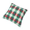 Pillow Case Plaid & Holiday Christmas Polyester Pillow Cover Cute Funny Cushion Cover Custom Pillowcases Chair Sofa Home