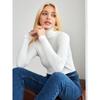 Women's High-Neck Knitted Pullover / Base Layer